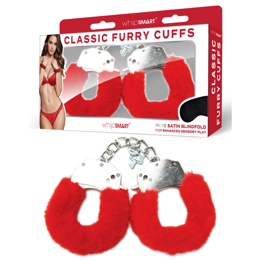 WhipSmart Classic Furry Cuffs – Luxurious Faux Fur Comfort > Bondage Gear > Handcuffs - Tophatter Daily Deals