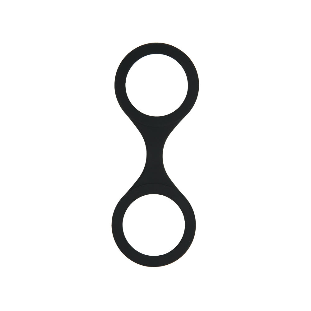 WhipSmart Silicone Handcuffs - Black with Free Blindfold - 19 cm > Bondage Gear > Handcuffs - Tophatter Daily Deals