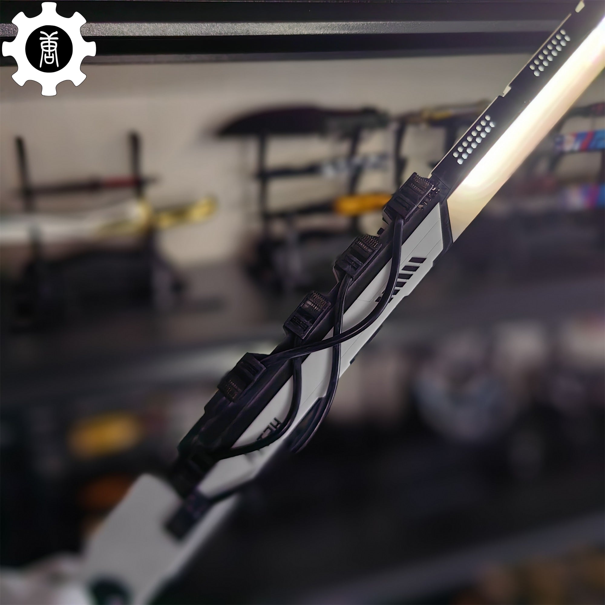 White Izanami Katana High-End Game Cosplay Prop - Tophatter Daily Deals