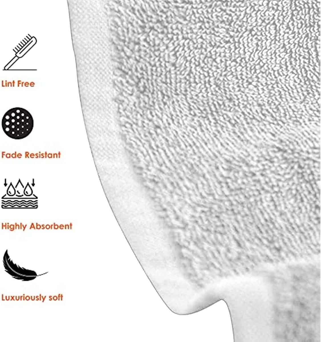 6-Piece Hotel & Spa 100% Cotton Bath Towel Set Bath - Tophatter Daily Deals