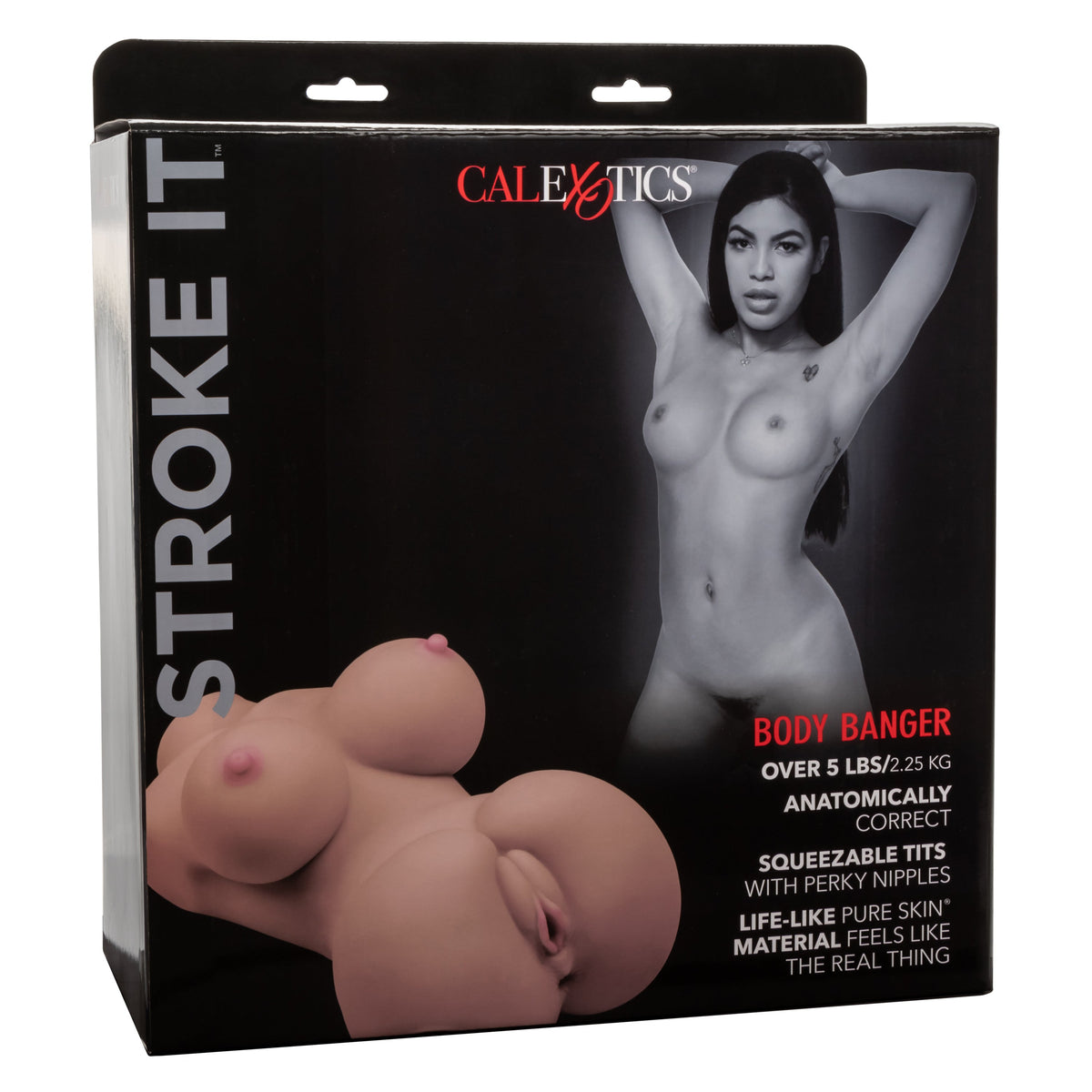 Stroke It Body Banger Male Masturbator Real Flesh Brown > Sex Toys For Men > Masturbators > Manual - Tophatter Daily Deals