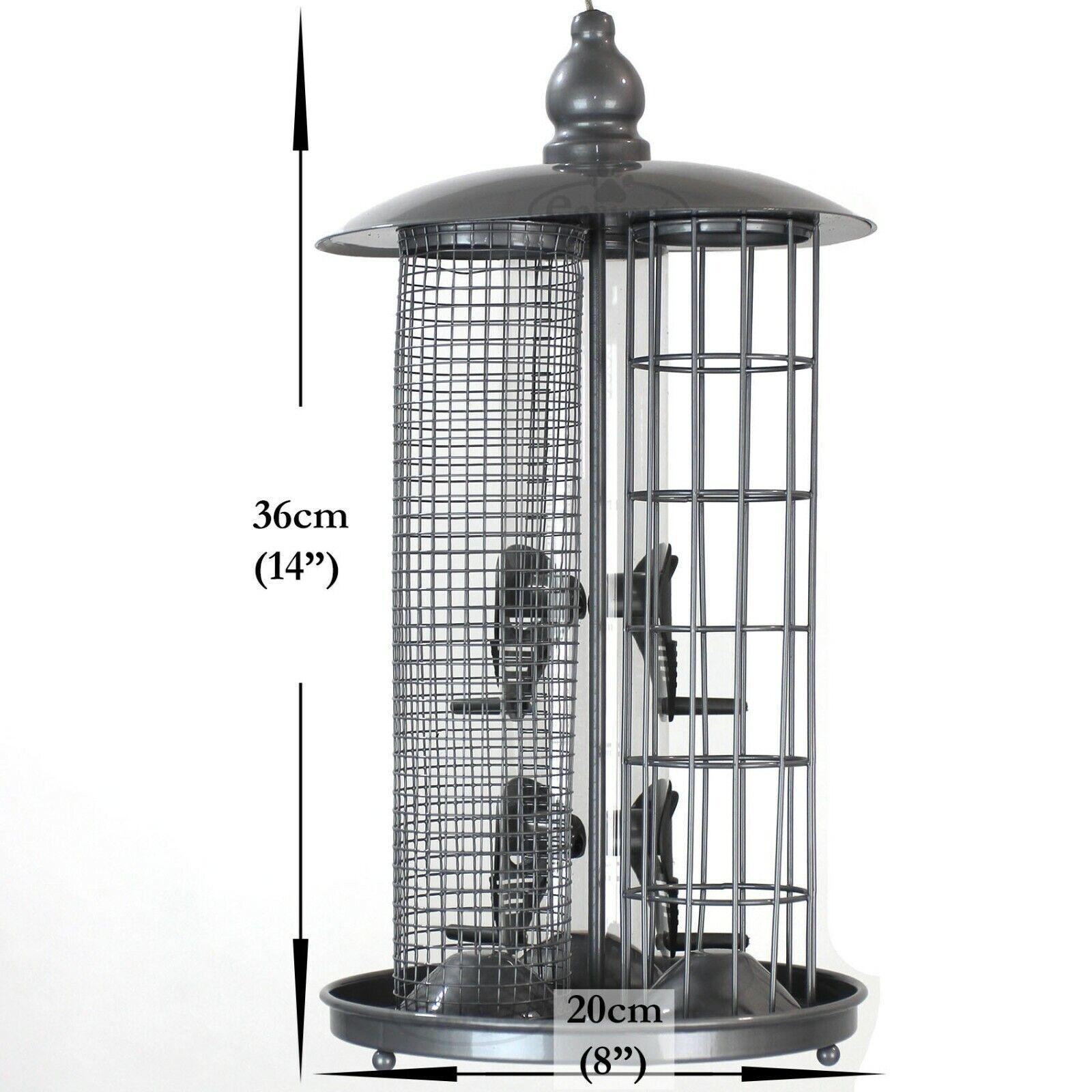 Bird Feeders on Trees - 3-in-1 Seed Nut Fat Ball Garden Feeding Station Hanging Wild Bird Feeder Pet Products - Tophatter Daily Deals