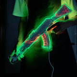 AK47 Wild Lotus 3D Colorful Neon Light Wall Sign Decor - Tophatter Daily Deals