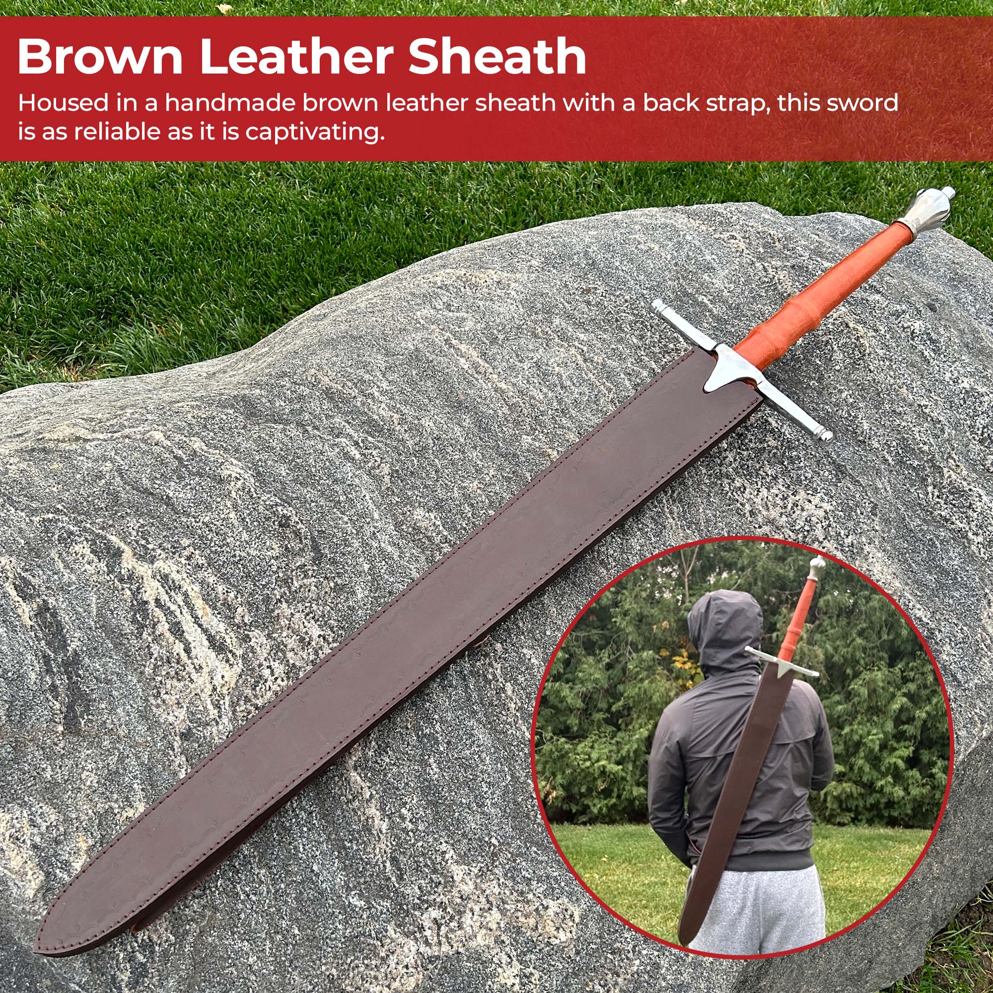 William Wallace Scottish Claymore Sword Swords - Tophatter Daily Deals
