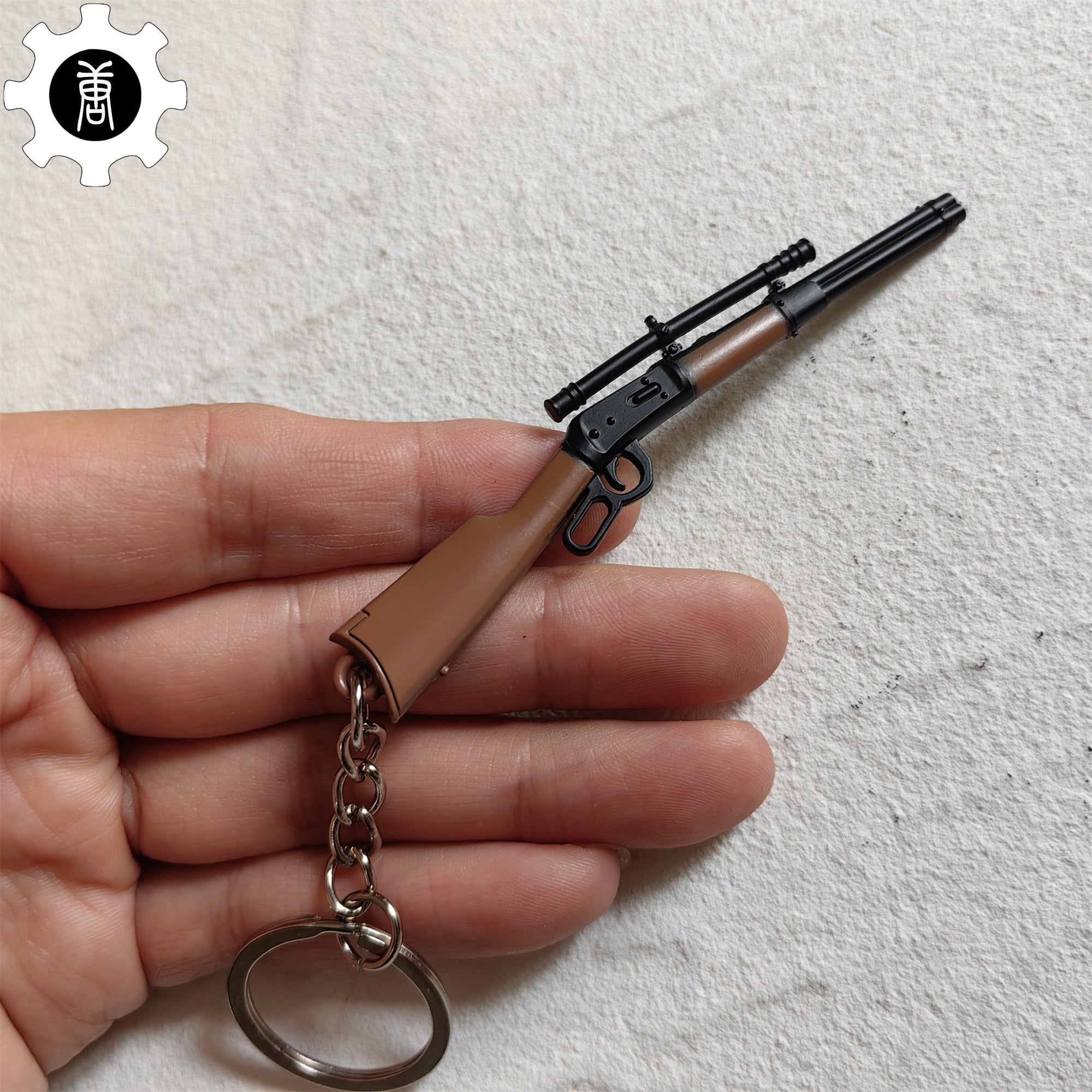 Tiny Winchester 1894 W94 Sniper Rifle Keychain Metal Pendant - Tophatter Daily Deals