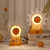 Windmill Night Lamp Table Lamp - Tophatter Daily Deals