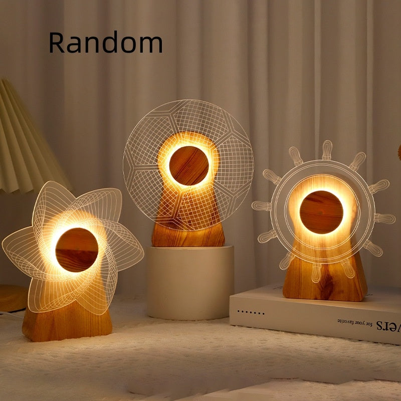 Windmill Night Lamp Table Lamp - Tophatter Daily Deals
