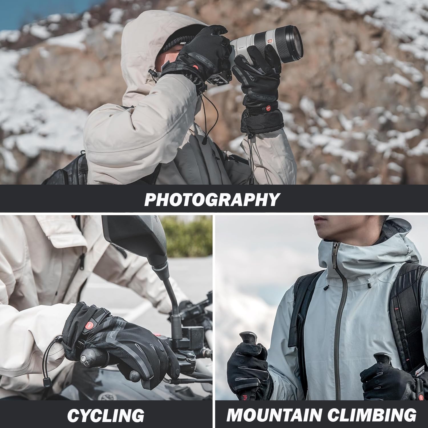 Winter Photography Gloves - PGYTECH Professional Outdoor Gloves for Photographers Winter photography gloves - Tophatter Daily Deals