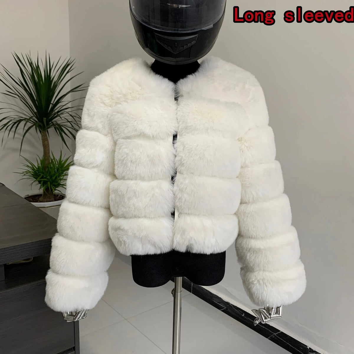 Winter coat for faux fur coat women new outerwear Fox fur short coat Fake fur jacket furry fluffy jacket luxury woman fur Fake - Tophatter Daily Deals