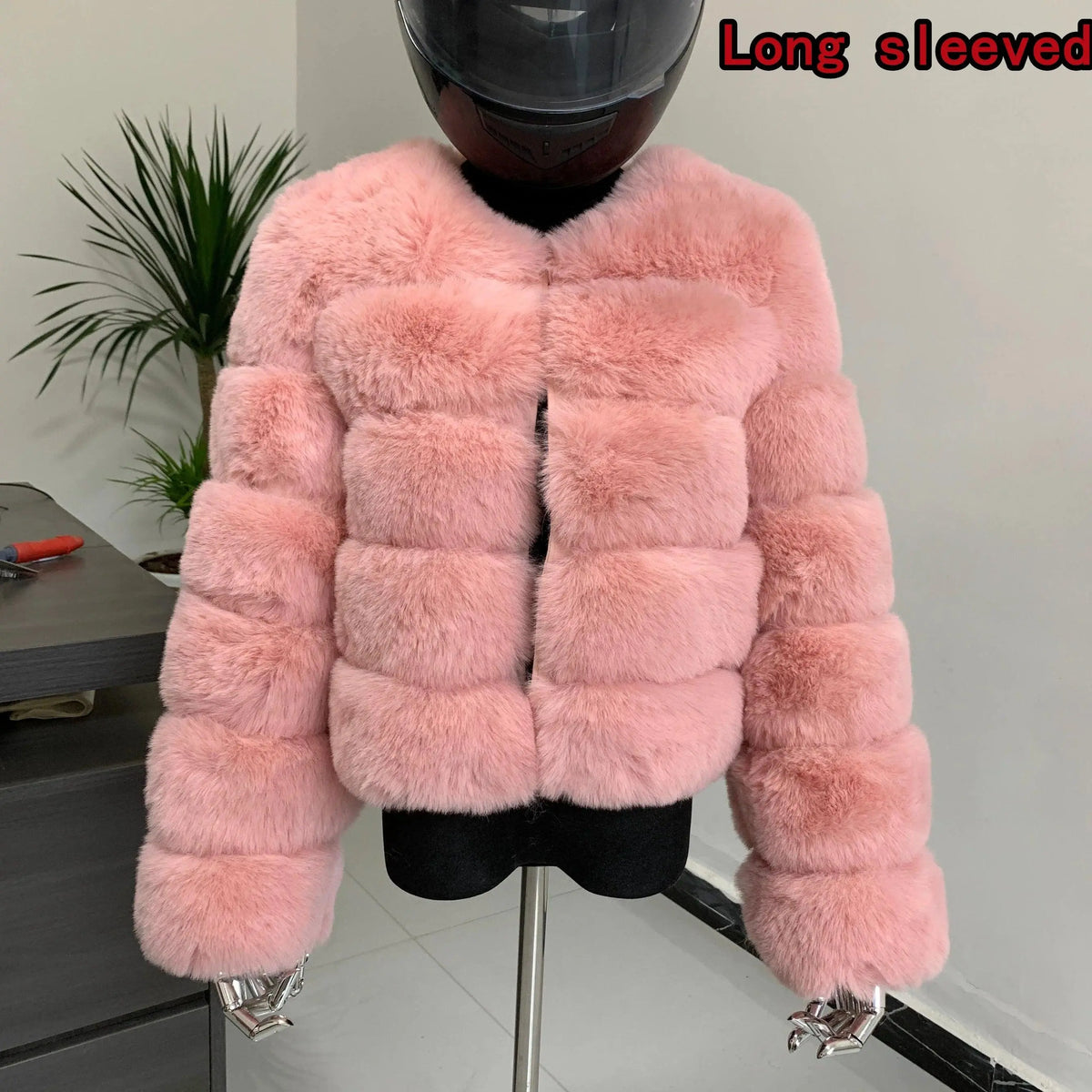 Winter coat for faux fur coat women new outerwear Fox fur short coat Fake fur jacket furry fluffy jacket luxury woman fur Fake - Tophatter Daily Deals
