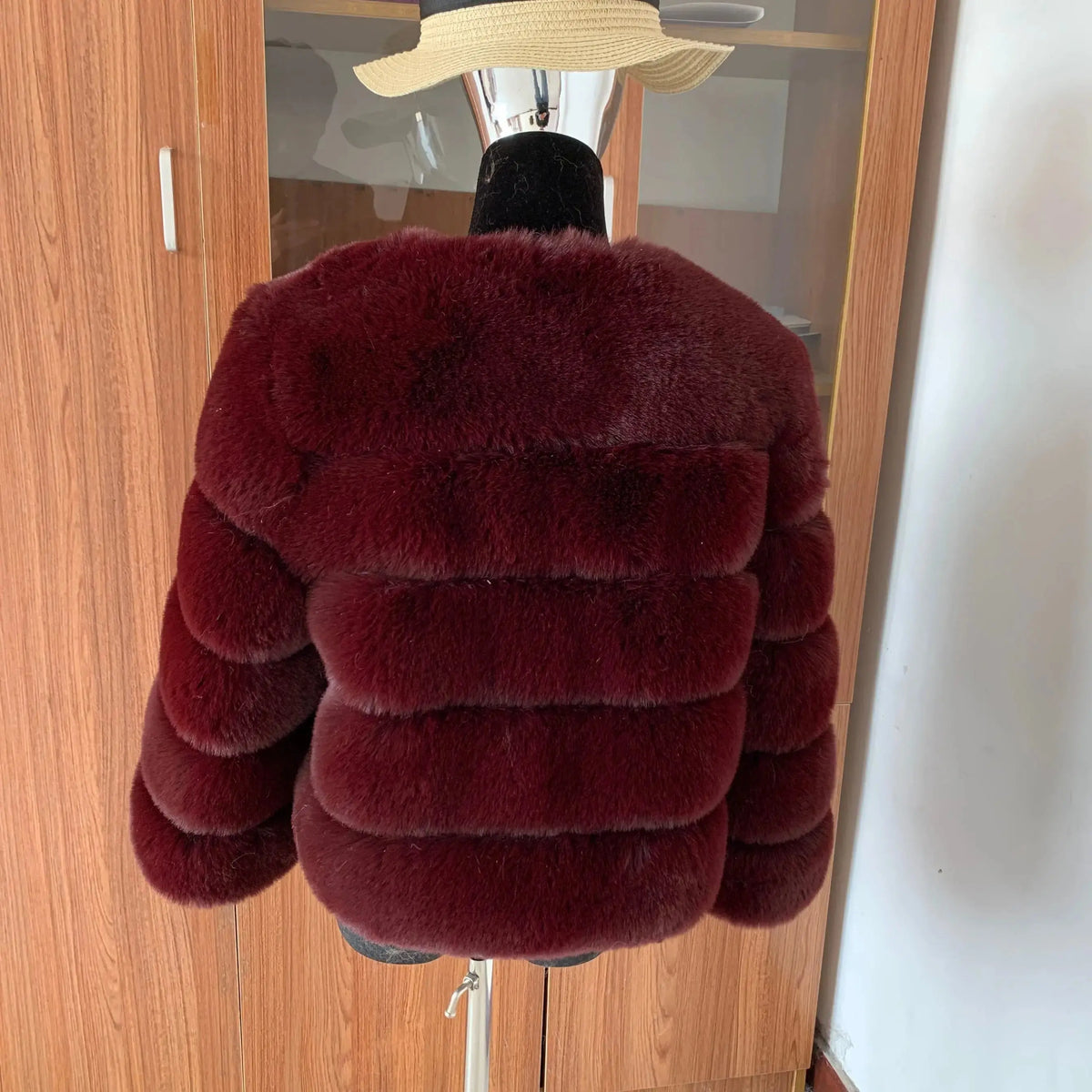 Winter coat for faux fur coat women new outerwear Fox fur short coat Fake fur jacket furry fluffy jacket luxury woman fur Fake - Tophatter Daily Deals