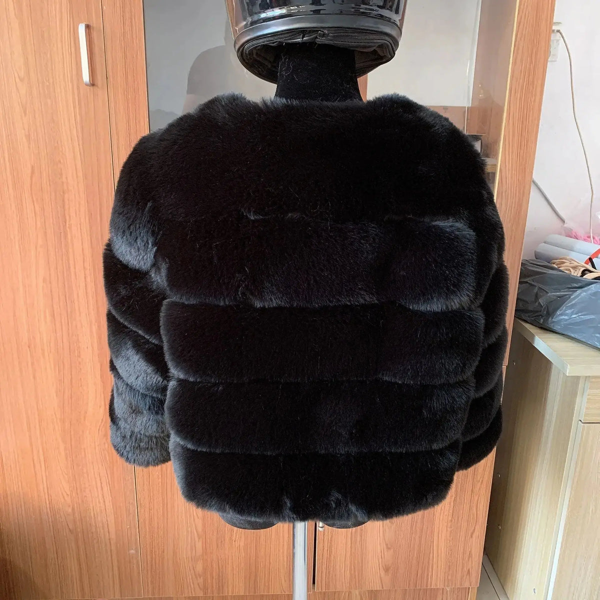 Winter coat for faux fur coat women new outerwear Fox fur short coat Fake fur jacket furry fluffy jacket luxury woman fur Fake - Tophatter Daily Deals