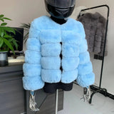 Winter coat for faux fur coat women new outerwear Fox fur short coat Fake fur jacket furry fluffy jacket luxury woman fur Fake - Tophatter Daily Deals
