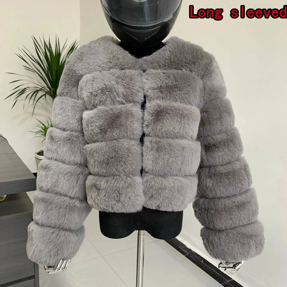 Winter coat for faux fur coat women new outerwear Fox fur short coat Fake fur jacket furry fluffy jacket luxury woman fur Fake - Tophatter Daily Deals