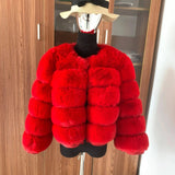 Winter coat for faux fur coat women new outerwear Fox fur short coat Fake fur jacket furry fluffy jacket luxury woman fur Fake - Tophatter Daily Deals