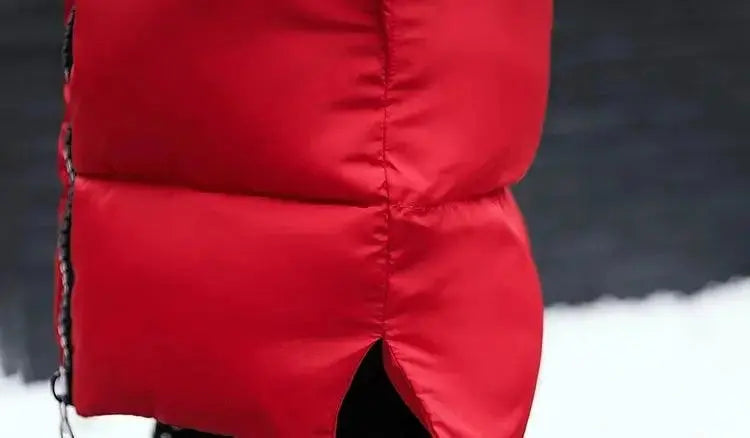 Winter coats women down jackets 2025 long slim solid color coat female Jackets outerwears woman parkas clothes zip fur collar - Tophatter Daily Deals