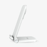 Wireless Charging Stand Foldable Desk Charger Space Saving White - Tophatter Daily Deals