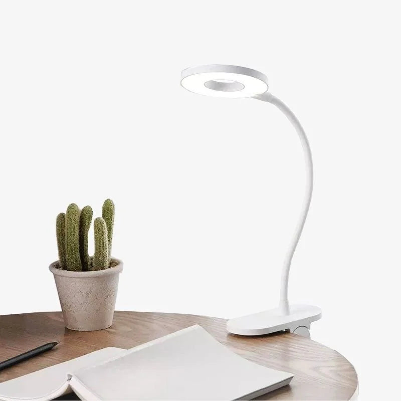Wireless Desk Clip Lamp With Ring Light Soft Eye Care - Tophatter Daily Deals