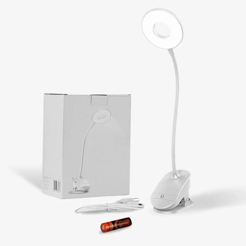 Wireless Desk Clip Lamp With Ring Light Soft Eye Care - Tophatter Daily Deals