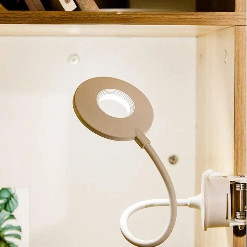 Wireless Desk Clip Lamp With Ring Light Soft Eye Care - Tophatter Daily Deals