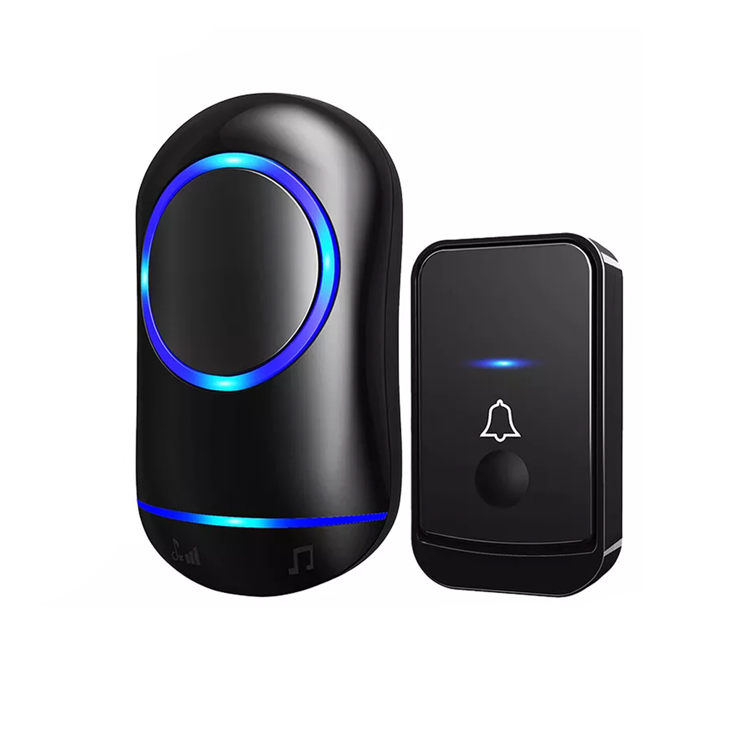 Wireless Door Bell – Waterproof 1000ft Long Range Plug in Home Cordless Doorbell 1 Transmitter + 1 Receiver Wireless Door Bell - Tophatter Daily Deals