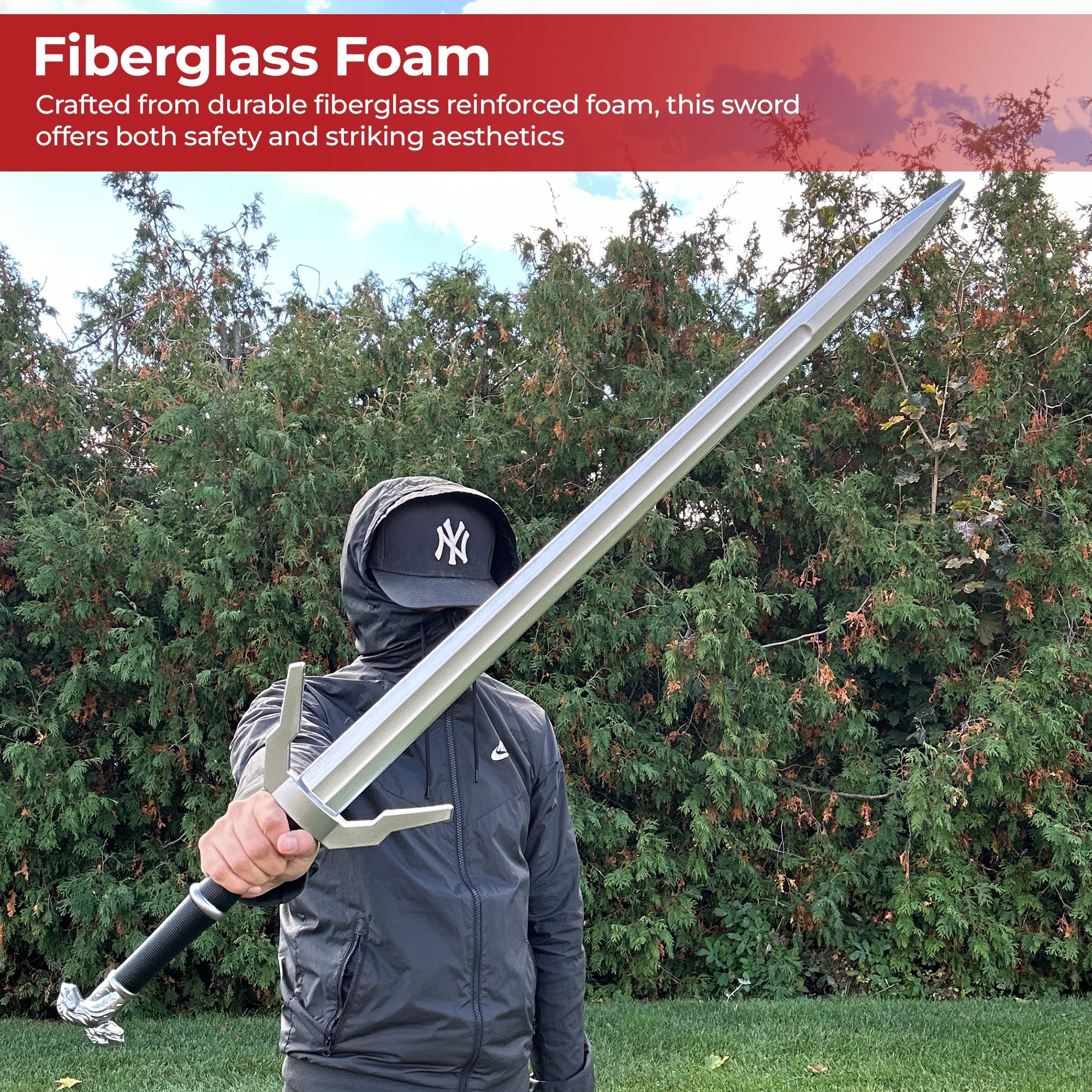 Witcher Enhanced Wolven Silver Foam Sword Foam Products - Tophatter Daily Deals