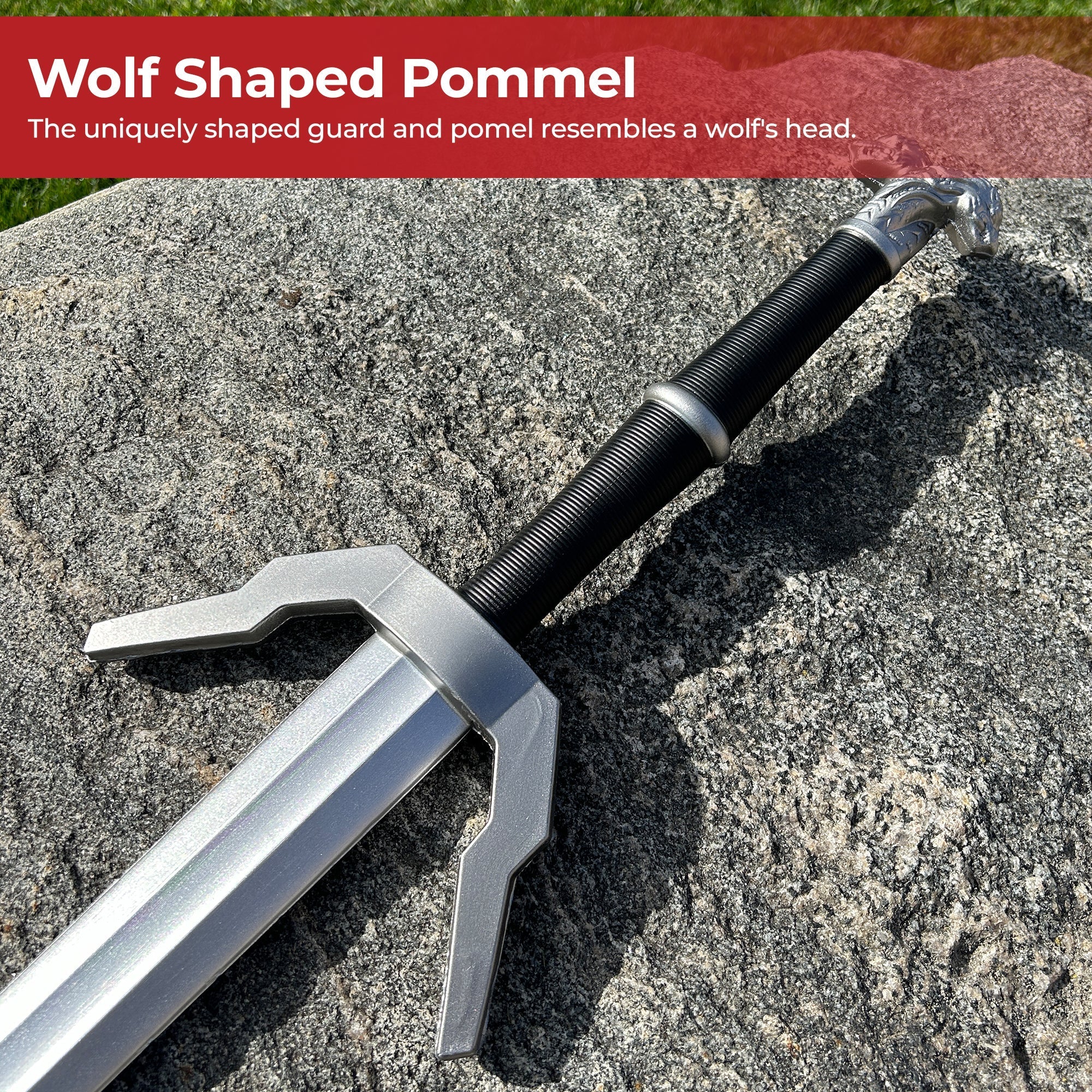 Witcher Enhanced Wolven Silver Foam Sword Foam Products - Tophatter Daily Deals