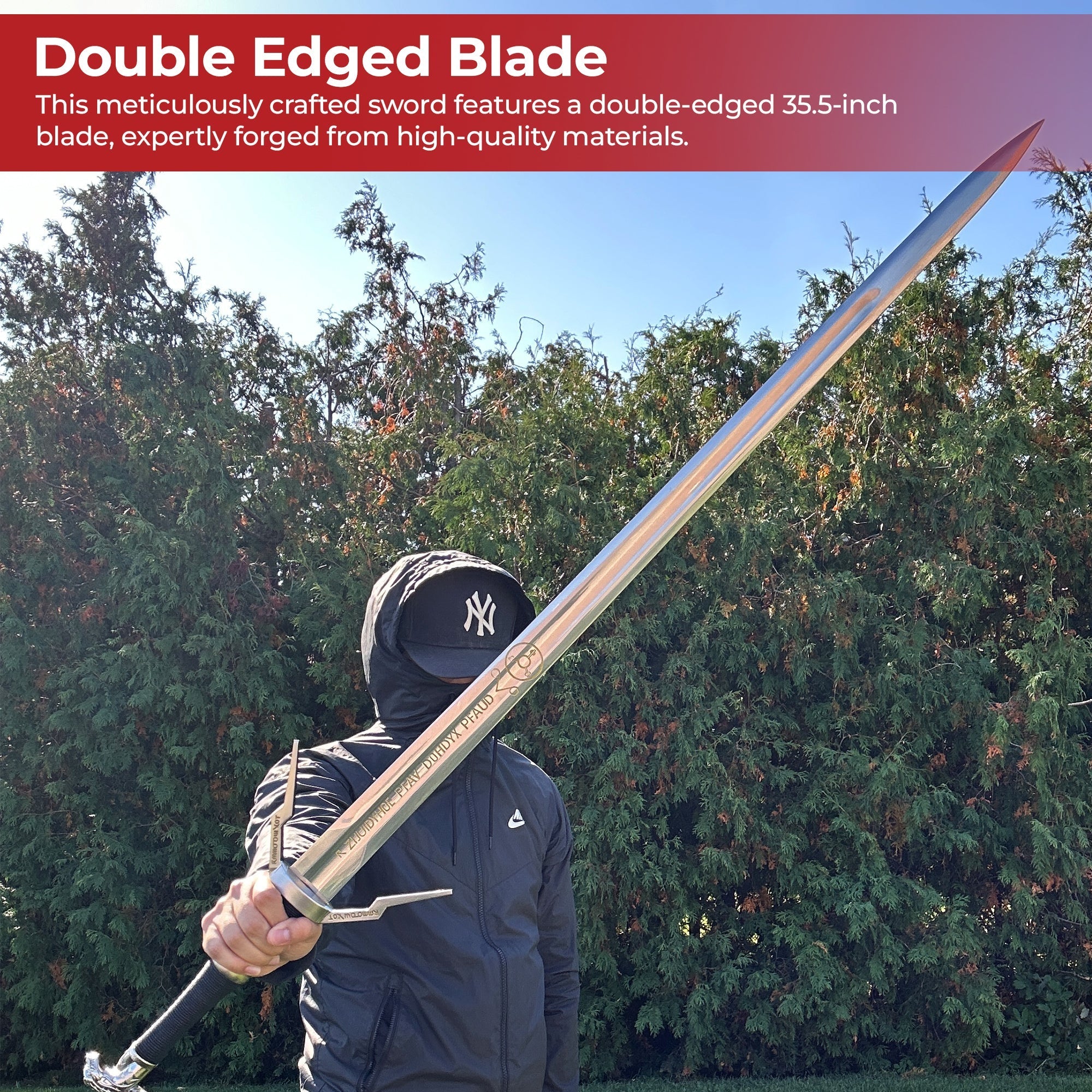 Witcher Enhanced Wolven Silver Sword Swords - Tophatter Daily Deals