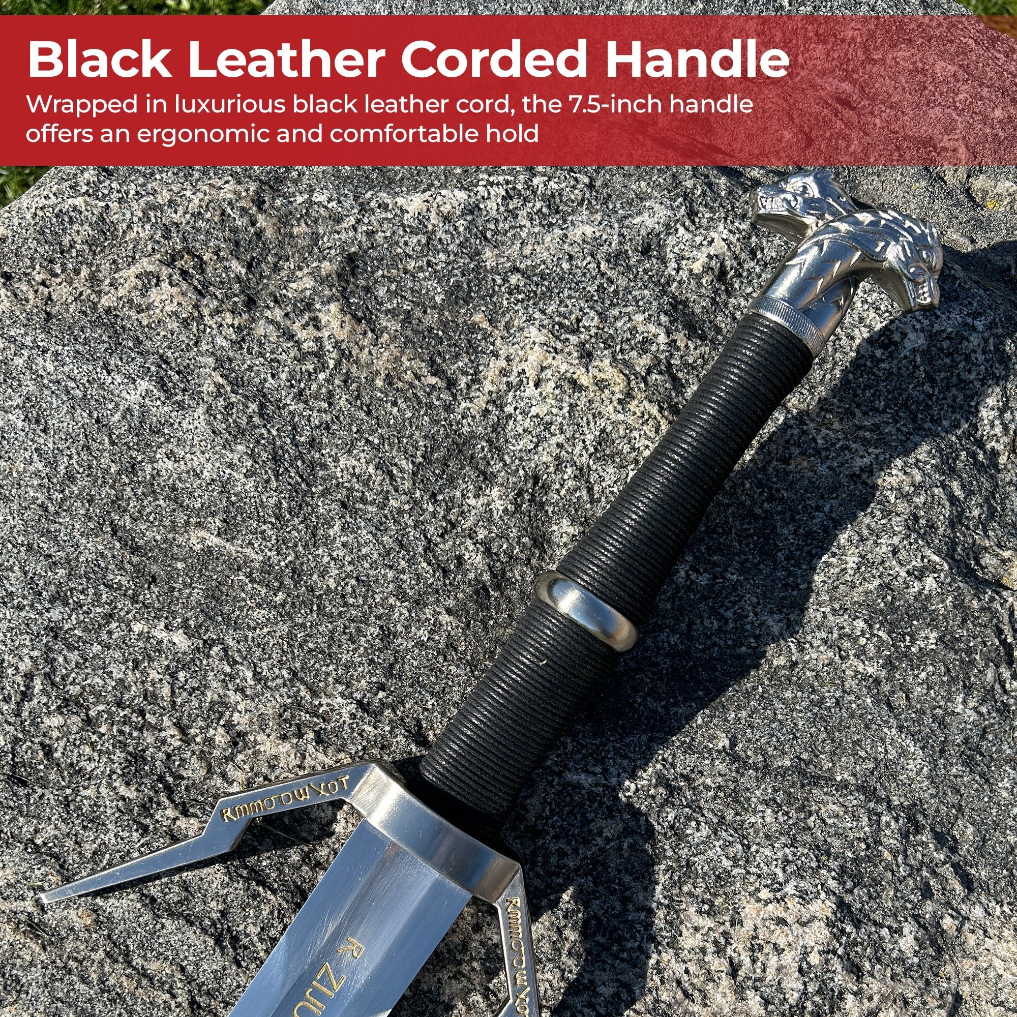 Witcher Enhanced Wolven Silver Sword Swords - Tophatter Daily Deals