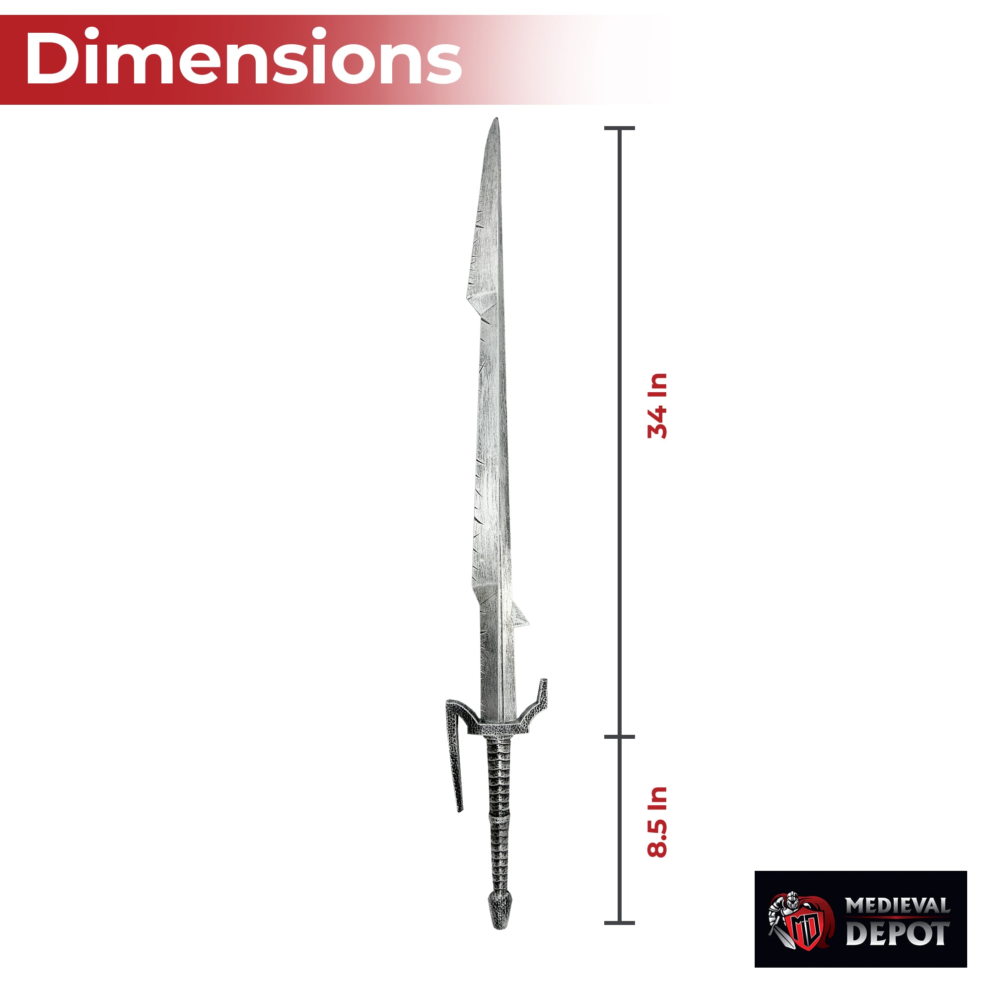 Witcher Eredin Foam Sword Foam Products - Tophatter Daily Deals