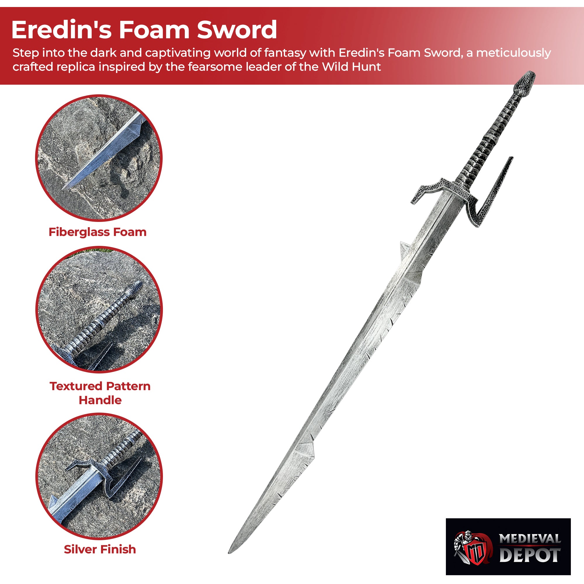 Witcher Eredin Foam Sword Foam Products - Tophatter Daily Deals