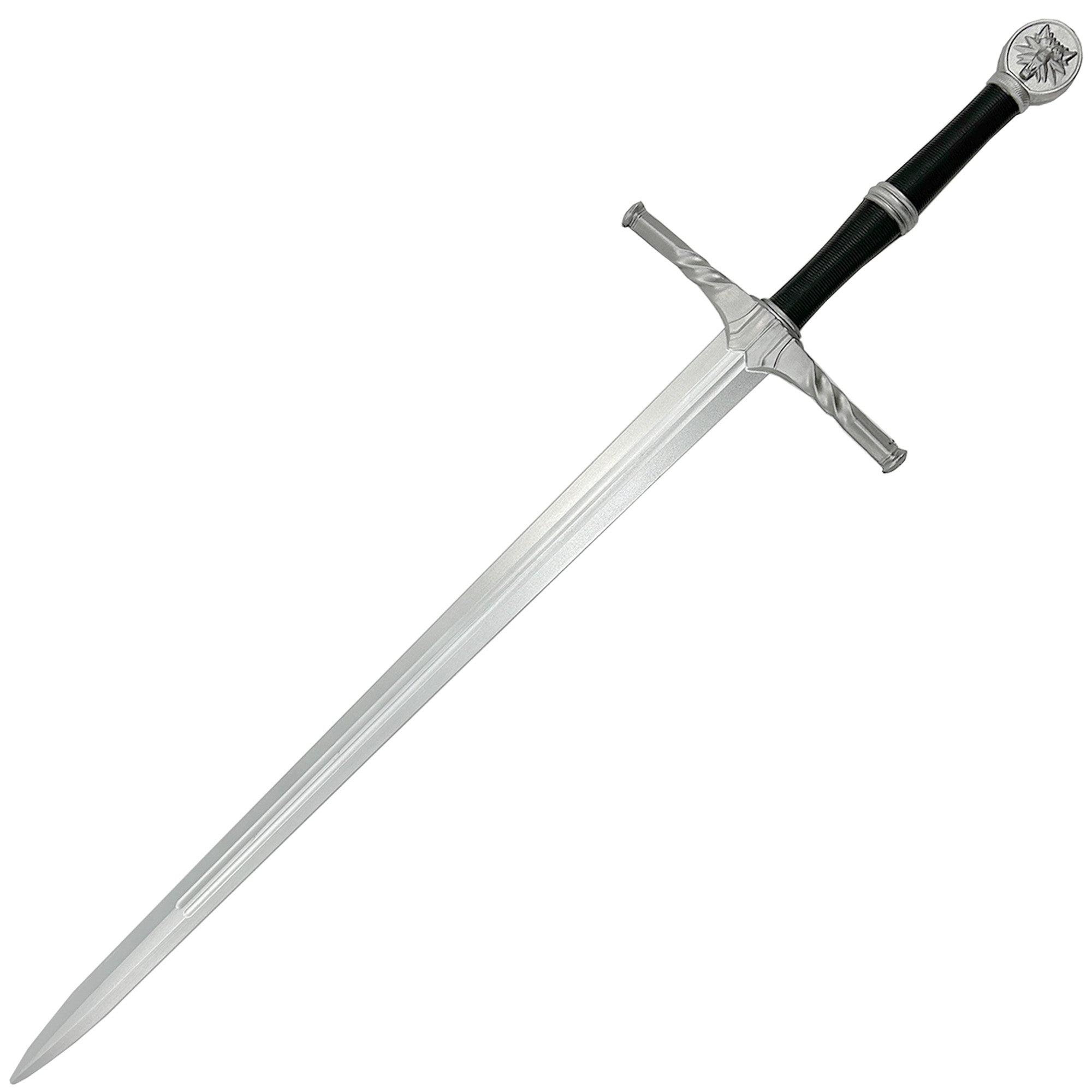 Witcher Geralt Wolf Head Steel Sword Foam Version Foam Products - Tophatter Daily Deals