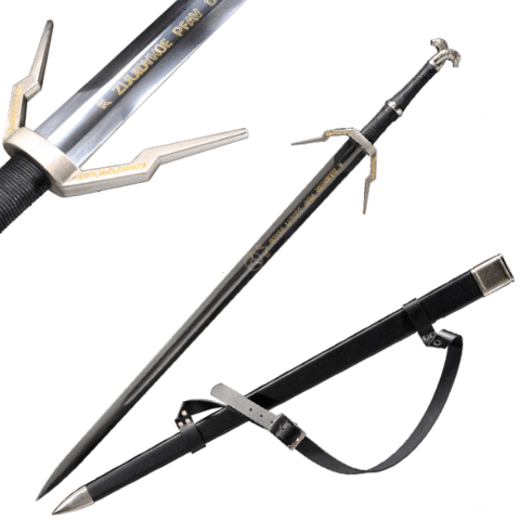 The Witcher III - Geralt's Silver Sword Sword - Tophatter Daily Deals