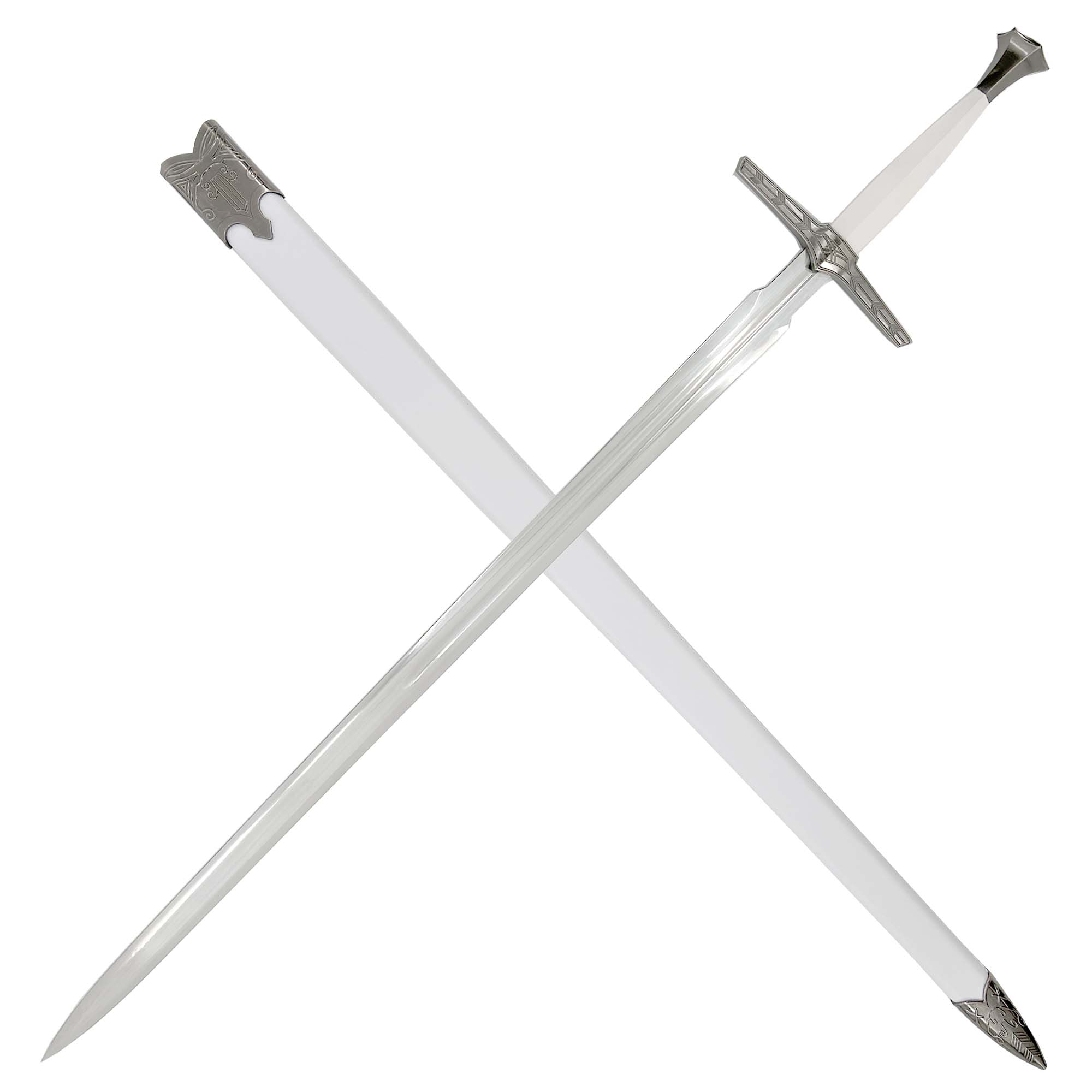 Witcher Geralt White Sword Swords - Tophatter Daily Deals