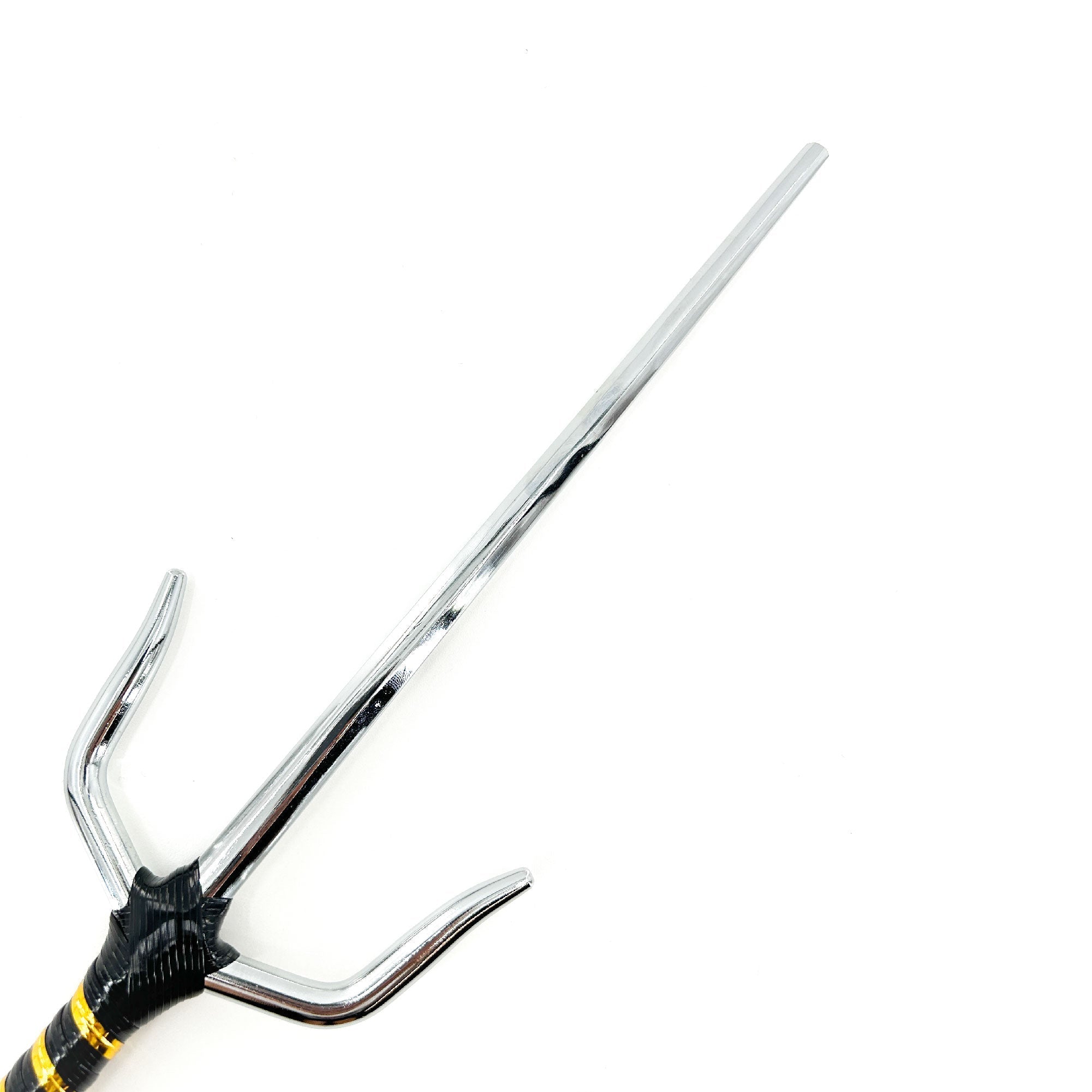 "With the Sun" Octagonal 15" Chrome Sai Pair ninja & martial arts - Tophatter Daily Deals