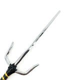"With the Sun" Octagonal 15" Chrome Sai Pair ninja & martial arts - Tophatter Daily Deals
