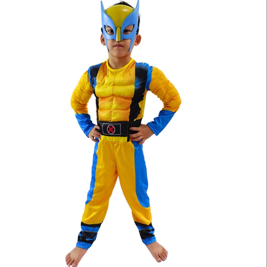 Wolverine Yellow Suit - Boys Wolverine Book Week Costume Tight Muscle Suit Without Paws Festive & Franchise - Tophatter Daily Deals