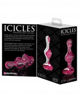 Icicles Pink Glass Massager Luxury Handcrafted Intimacy Toy > Glass > Toys - Tophatter Daily Deals