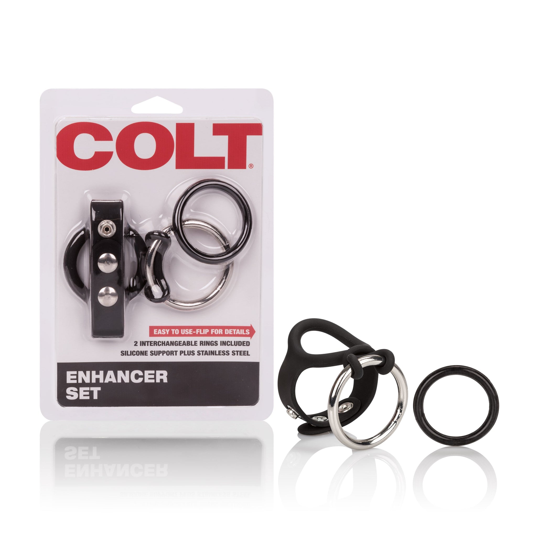 Colt Enhancer Set – Male Pleasure Cock Ring Set > Cock Ring > Sets - Tophatter Daily Deals