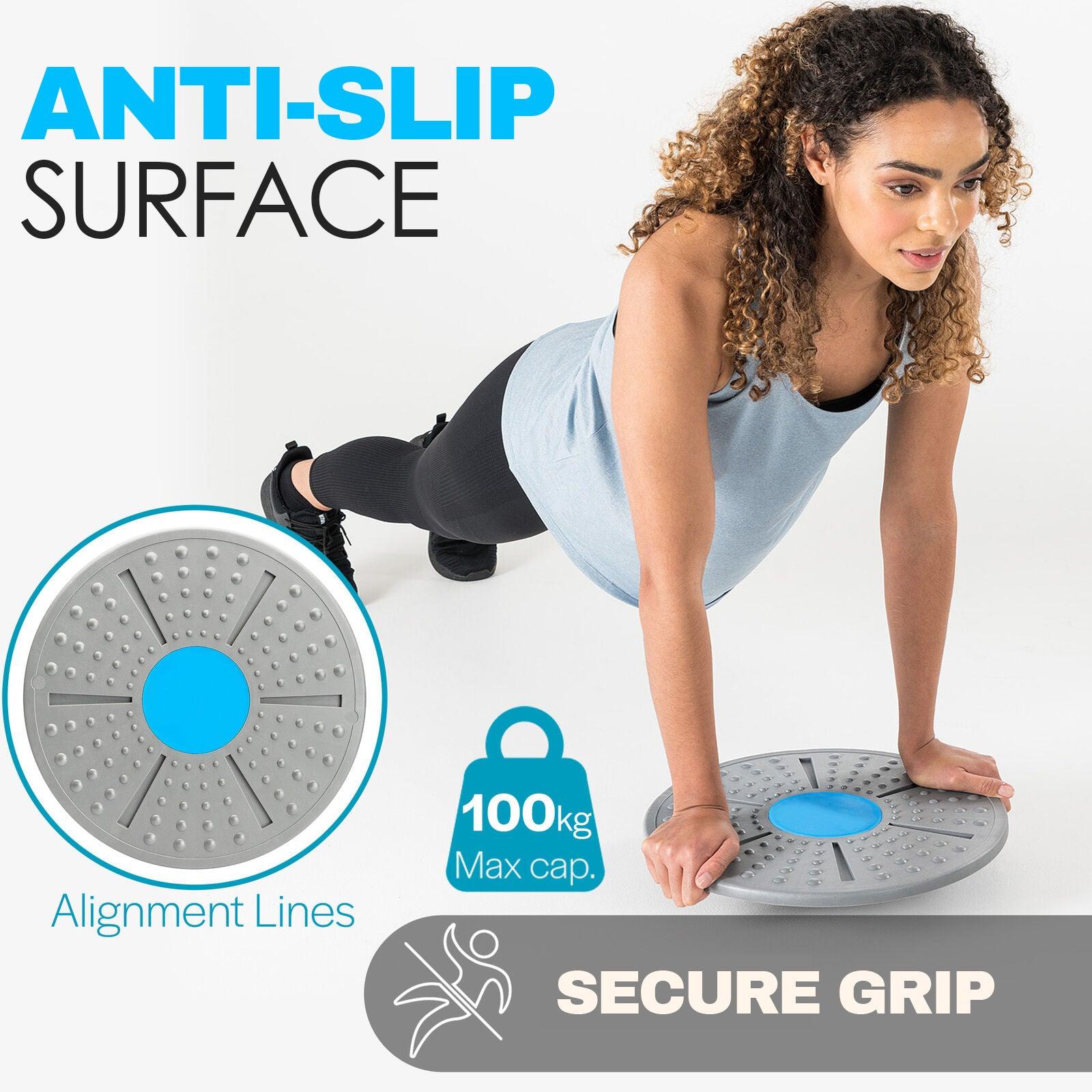 Wobble Board for Adults - Wobble Balance Board Exercise Fitness Yoga Stability Training Rehabilitation Aid Exercise & Fitness - Tophatter Daily Deals