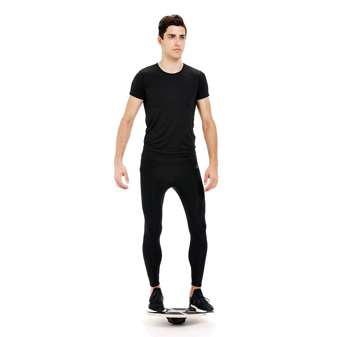 Wobble Board UK - Sports Wooden Wobble Board, Balance Training, Exercise, Rehabilitation, Yoga Exercise & Fitness - Tophatter Daily Deals