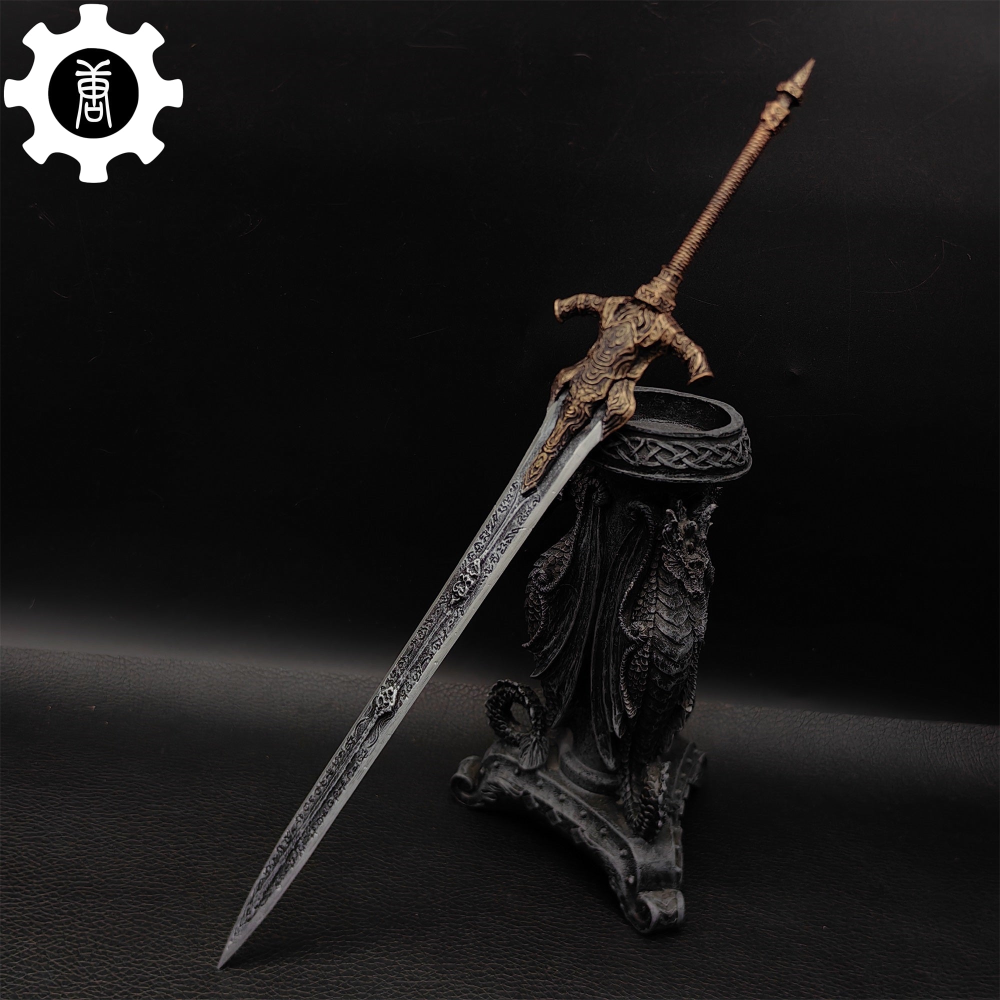 3D Printed 1: 6 Scale Wolf Knight’s Greatsword Sword Only - Tophatter Daily Deals