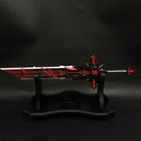 Metal Wolf's Gravestone Game Blunt Blade Replica With Display Holder - Tophatter Daily Deals