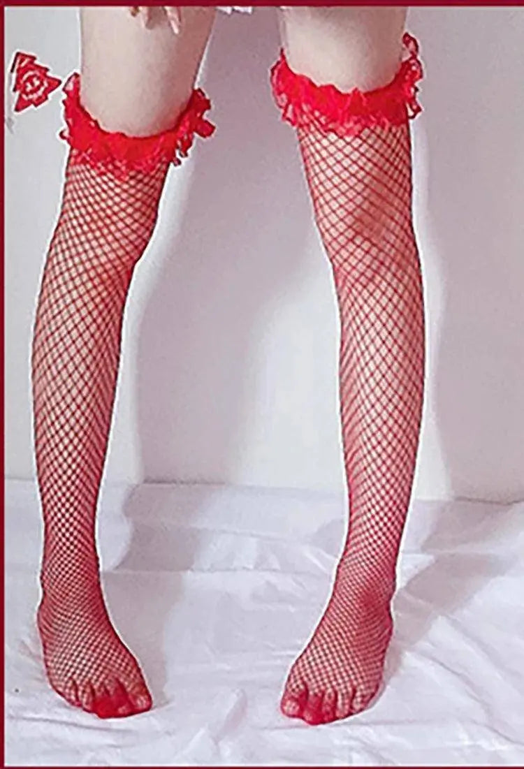 Women Christmas Cosplay Costume Female Santa Claus Series Uniform Xmas Party Snow Elk Girl Red Dress Sexy Bunny Seductive Suits red socks Christmas custume - Tophatter Daily Deals