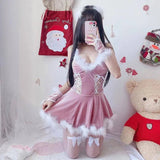 Women Christmas Cosplay Costume Female Santa Claus Series Uniform Xmas Party Snow Elk Girl Red Dress Sexy Bunny Seductive Suits - Tophatter Daily Deals