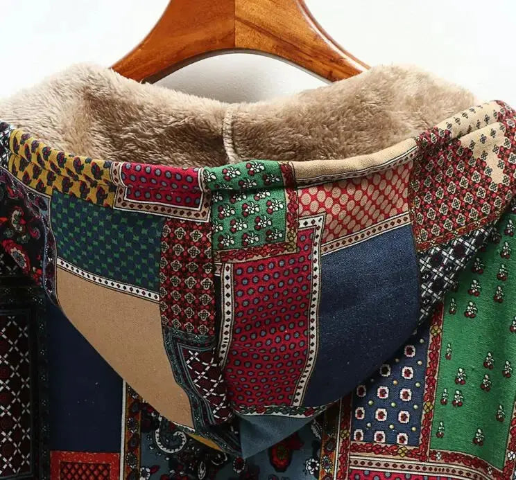 Women Cotton Winter Coat 2025 New Warm Velvet Wadded Parkas Long Sleeve Zipper Hooded Jacket Female Outerwear 4XL - Tophatter Daily Deals