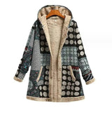 Women Cotton Winter Coat 2025 New Warm Velvet Wadded Parkas Long Sleeve Zipper Hooded Jacket Female Outerwear 4XL GRAY - Tophatter Daily Deals