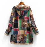 Women Cotton Winter Coat 2025 New Warm Velvet Wadded Parkas Long Sleeve Zipper Hooded Jacket Female Outerwear 4XL - Tophatter Daily Deals