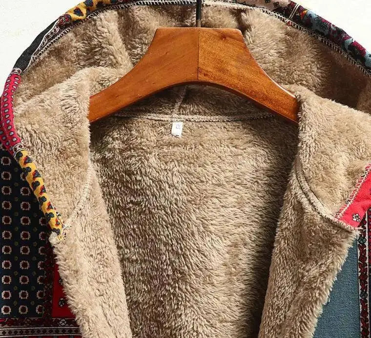 Women Cotton Winter Coat 2025 New Warm Velvet Wadded Parkas Long Sleeve Zipper Hooded Jacket Female Outerwear 4XL - Tophatter Daily Deals