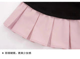 Women Kpop Mini Black Pink Preppy Style Long Sleeve Shirts Dress With Tie Gyaru 2000s Aesthetic Japanese Y2k Girl One-Piece New - Tophatter Daily Deals